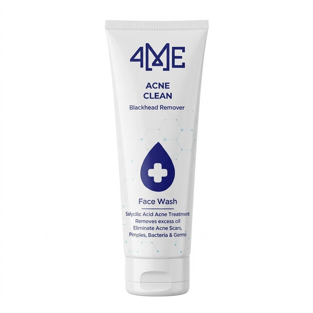 4ME Acne Clean & Blackhead Remover Face Wash