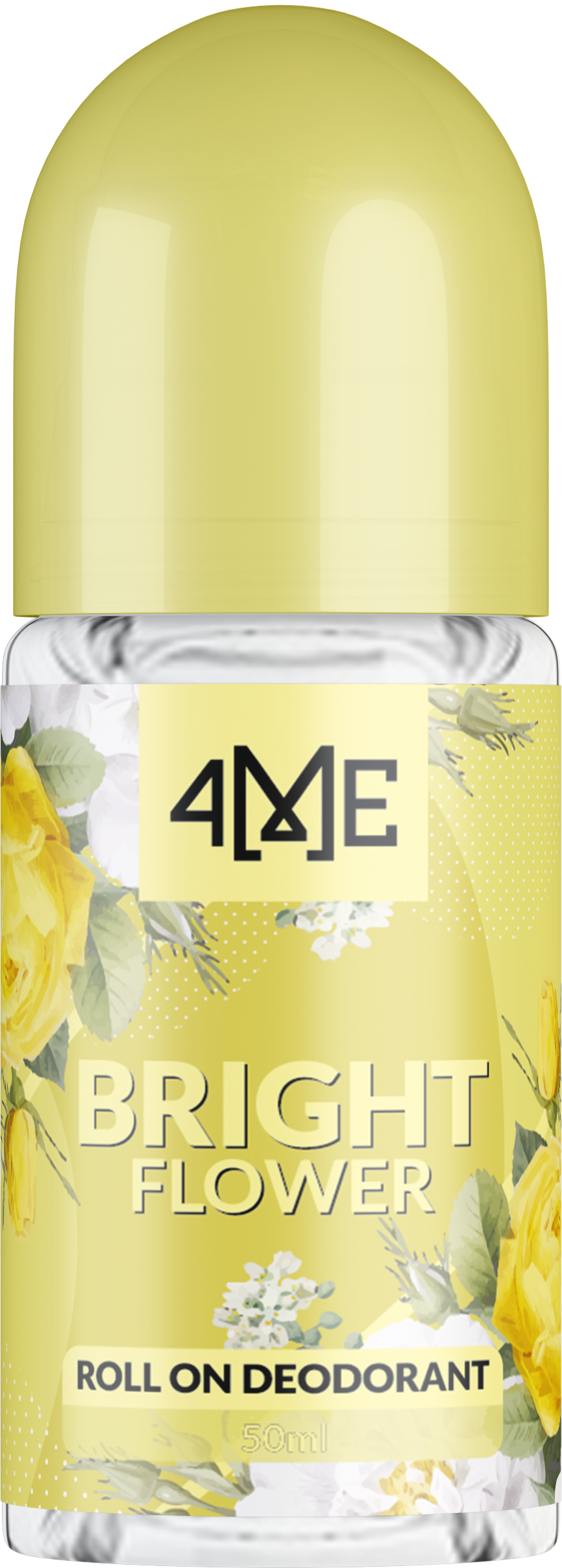 Bright Flower - 4ME Roll On Deodorant - 50ml