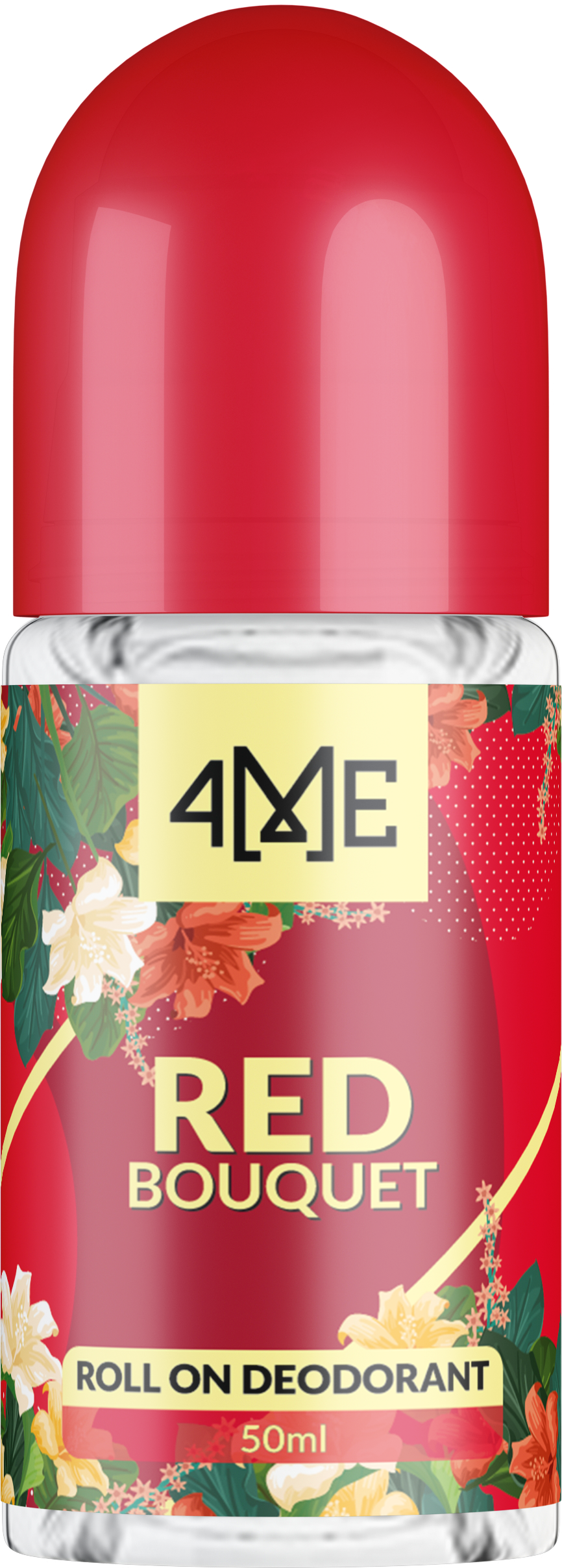 Red Bouquet - 4ME Roll On Deodorant - 50ml