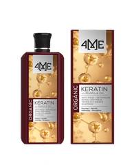 Keratin with Marula Oil - 4ME Organic Anti-Frizz Shampoo