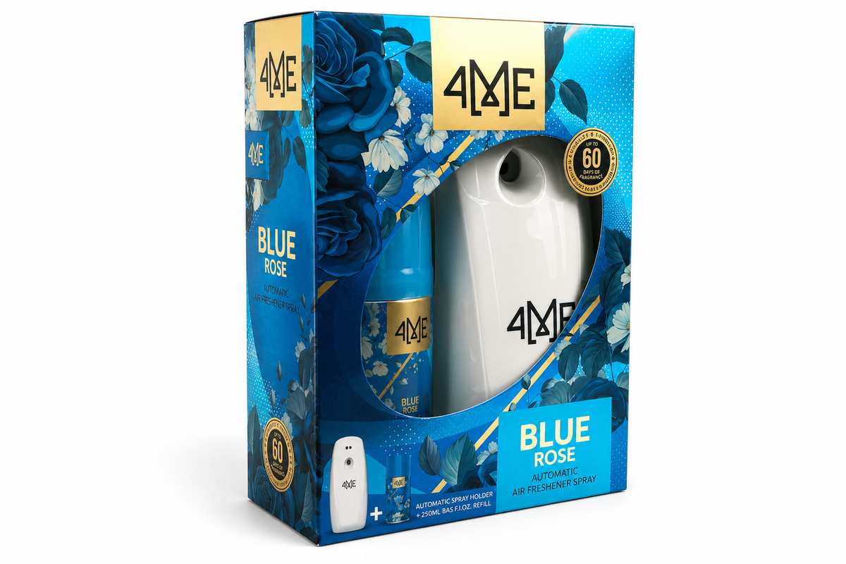 4ME Blue Rose Automatic Air Freshener Spray Kit 250ml