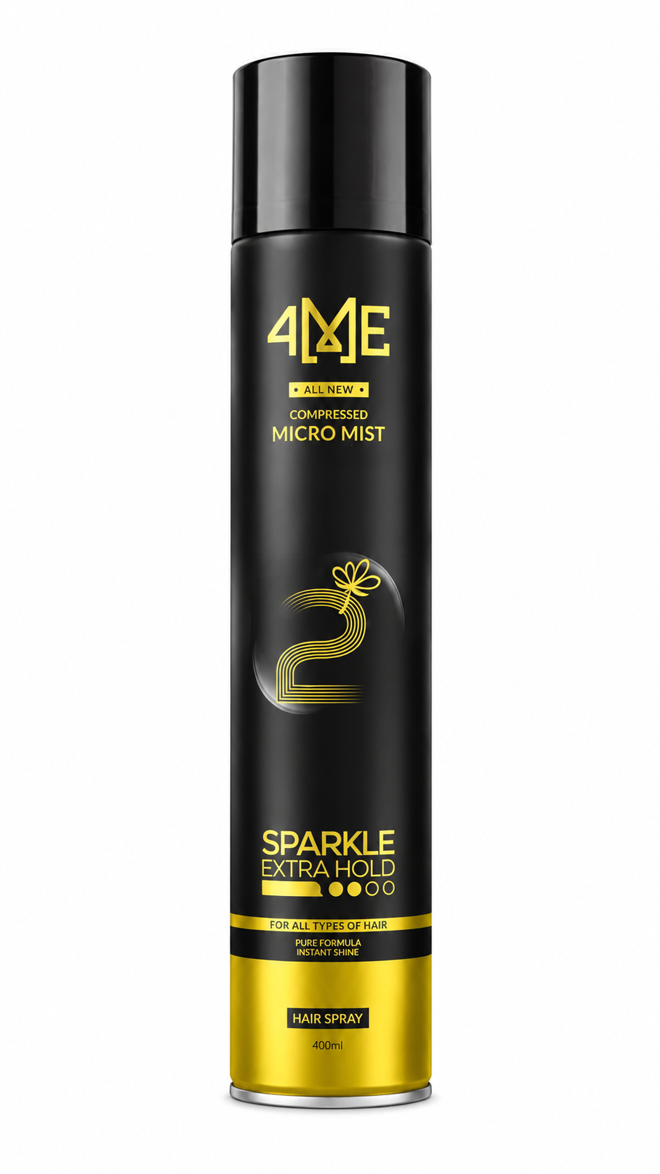 4ME Sparkle Extra Hold Hair Spray 400ml