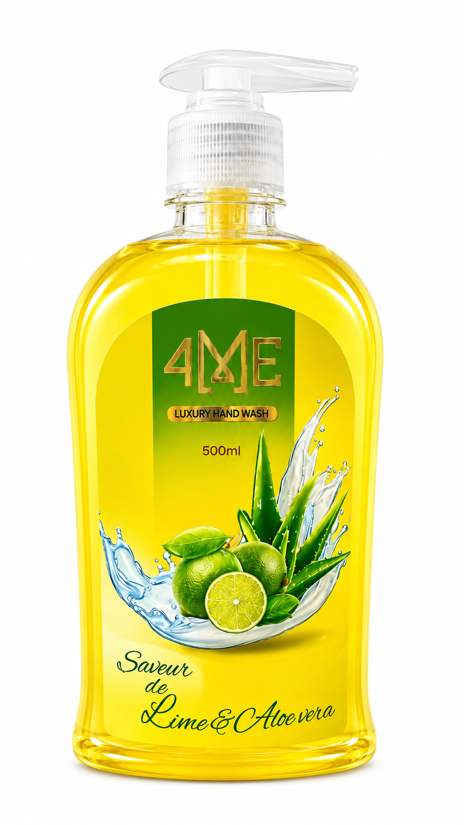 4ME Luxury Hand Wash Lime & Aloe Vera 500ml