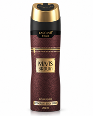 Fascino Prime Mavis Brown Pour Femme Deodorant Body Spray 200ml
