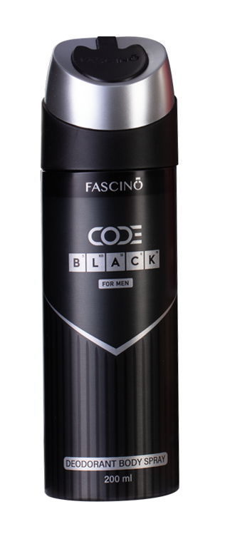 Fascino Code Black Deodorant Body Spray for Men 200ml