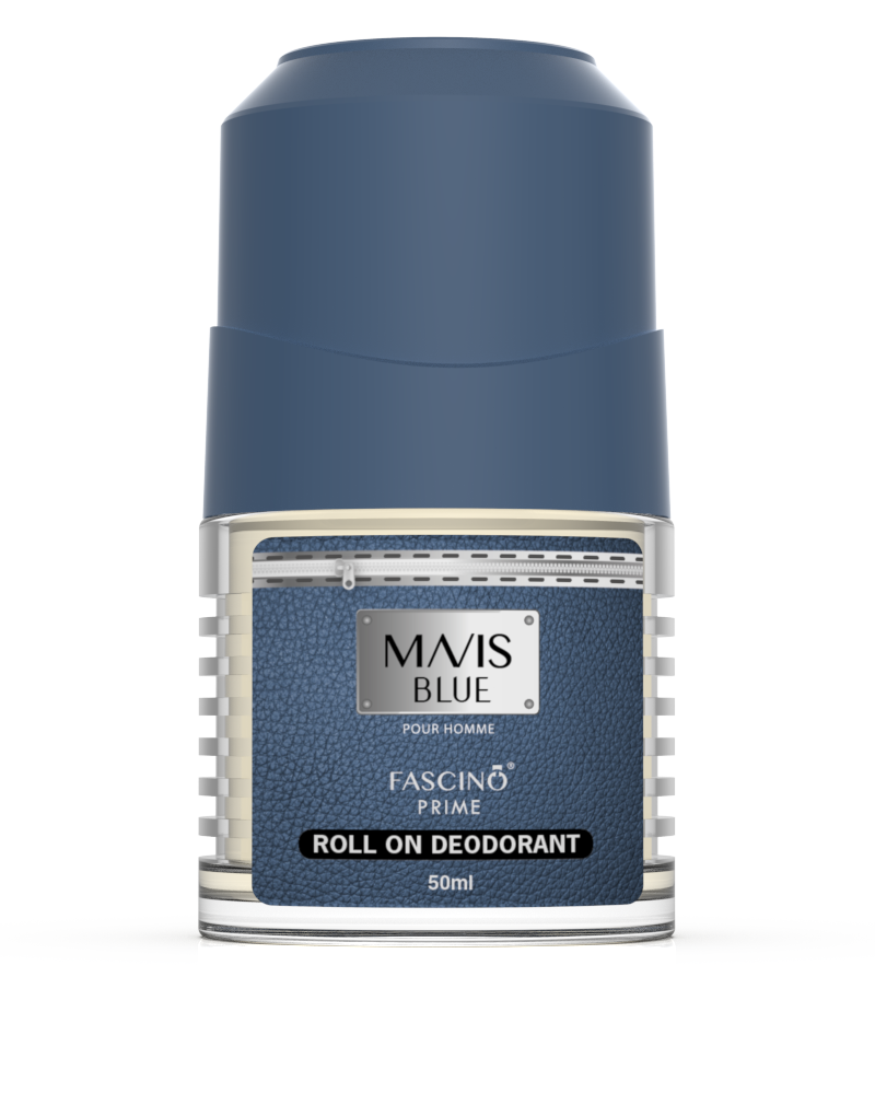 Mavis Blue Pour Homme - Fascino Prime Roll On Deodorant - 50ml