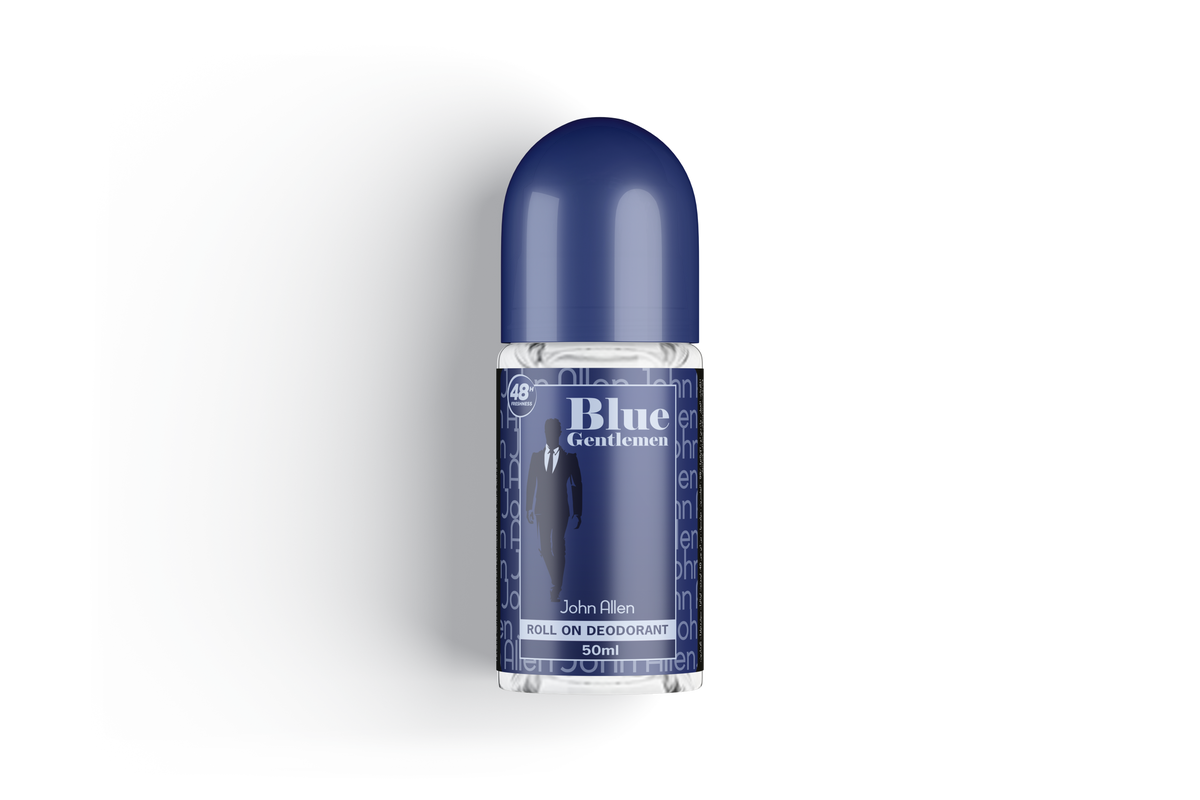 Blue Gentlemen - John Allen Men Roll On Deodorant - 50ml