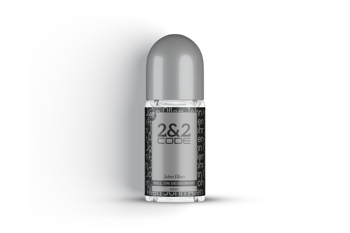 2&2 Code - John Allen Men Roll On Deodorant - 50ml