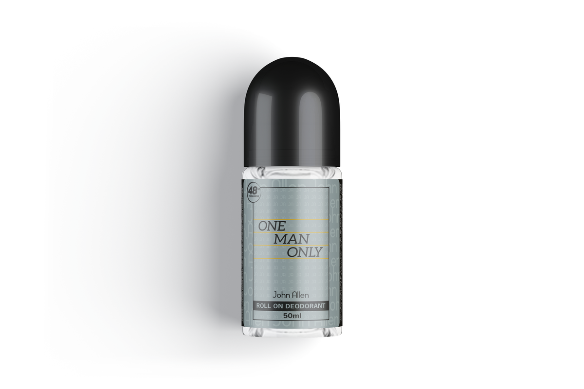 One Man Only - John Allen Men Roll On Deodorant - 50ml